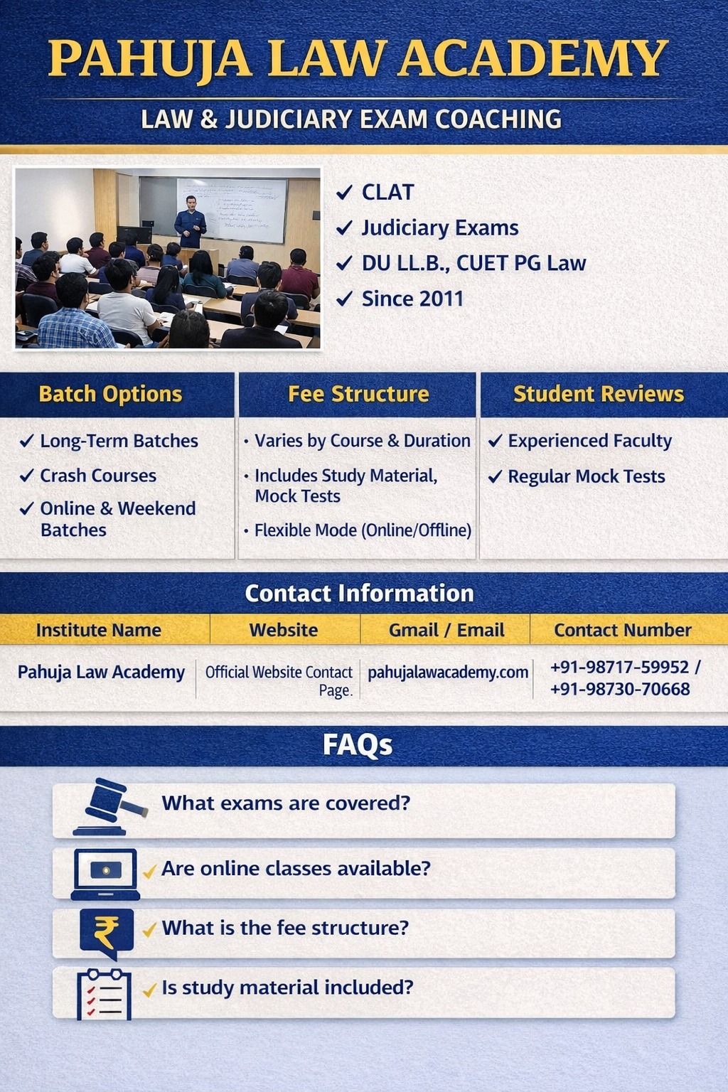 Pahuja Law Academy