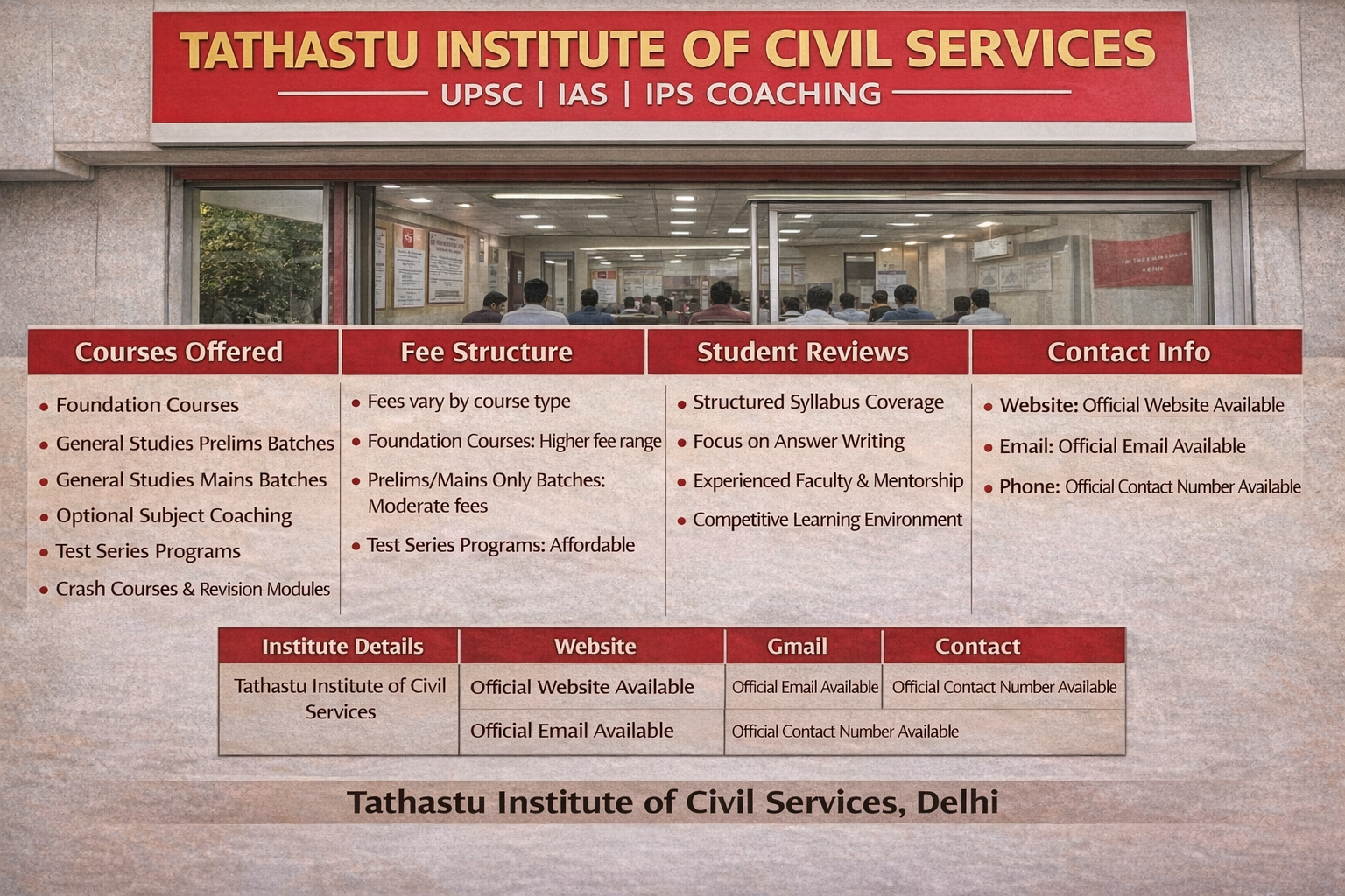 TATHASTU INSTITUTE OF CIVIL SERVICES