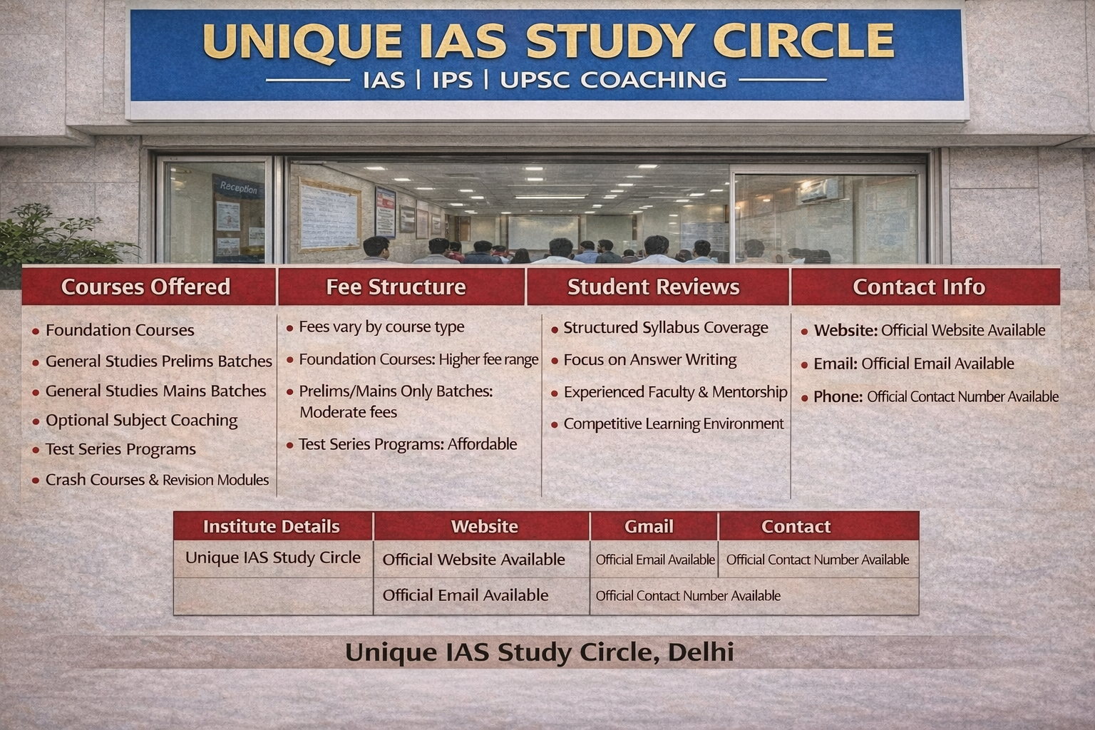 UNIQUE IAS STUDY CIRCLE