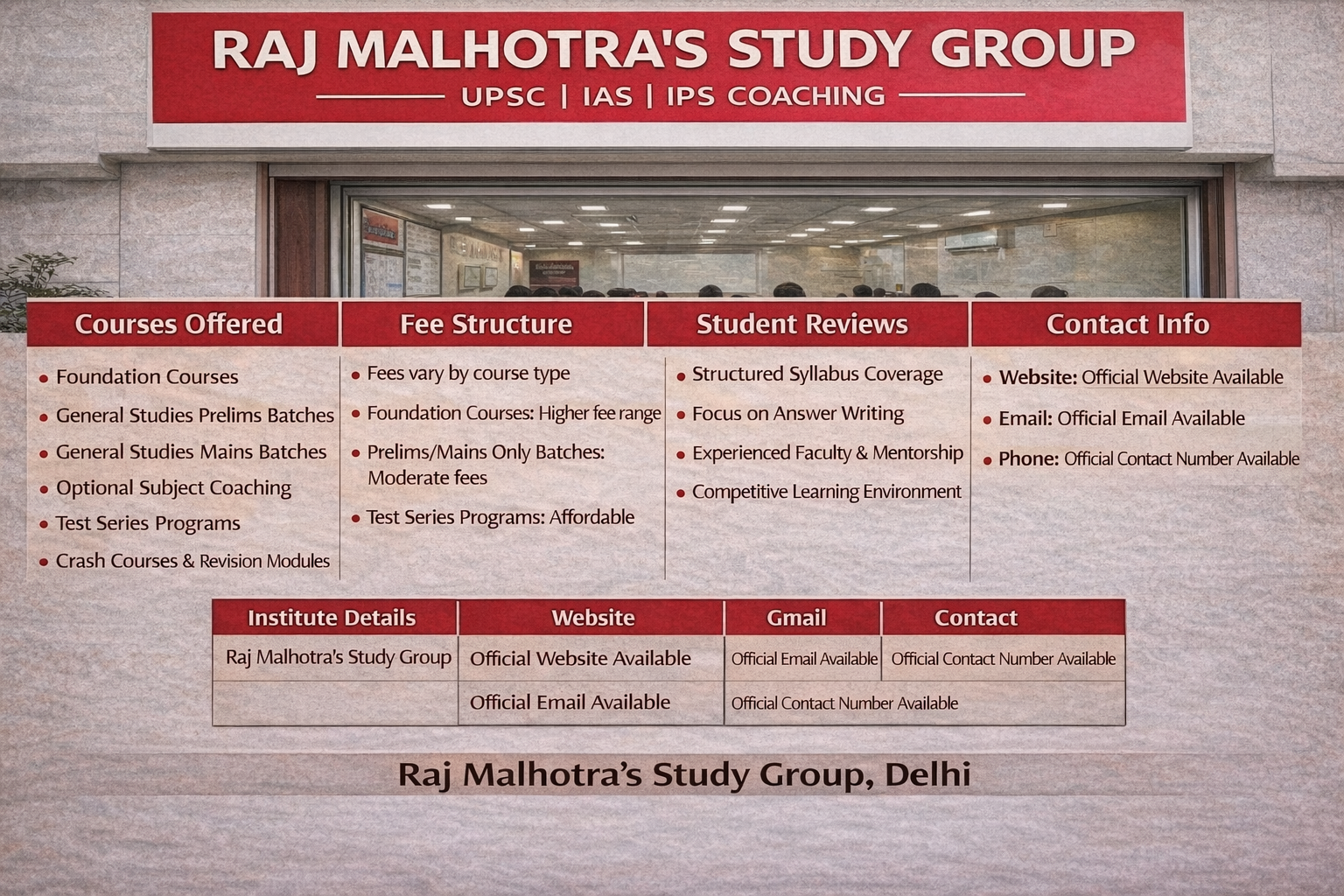 Raj Malhotra's Study Group