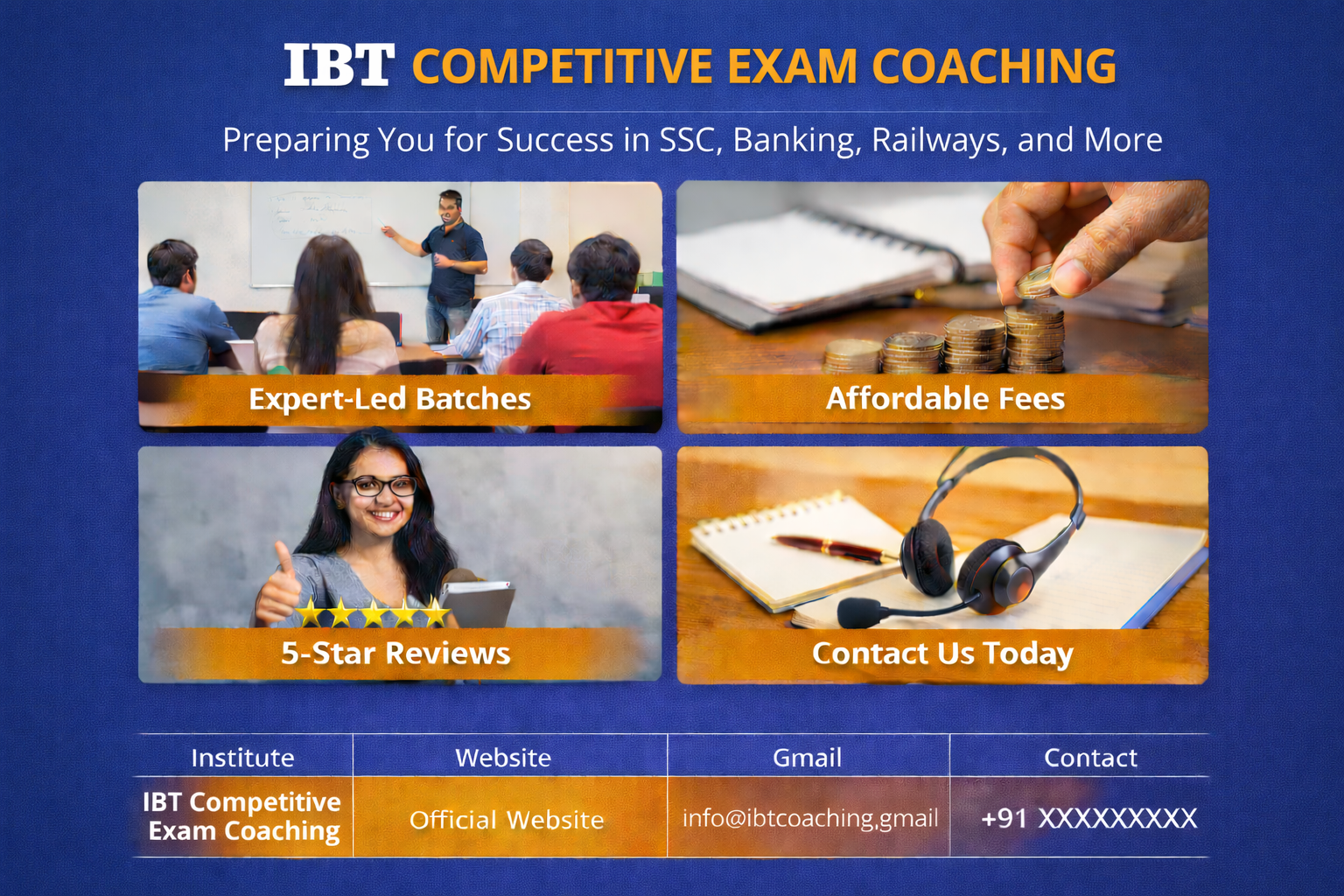 IBT COMPETITIVE EXAM COACHING