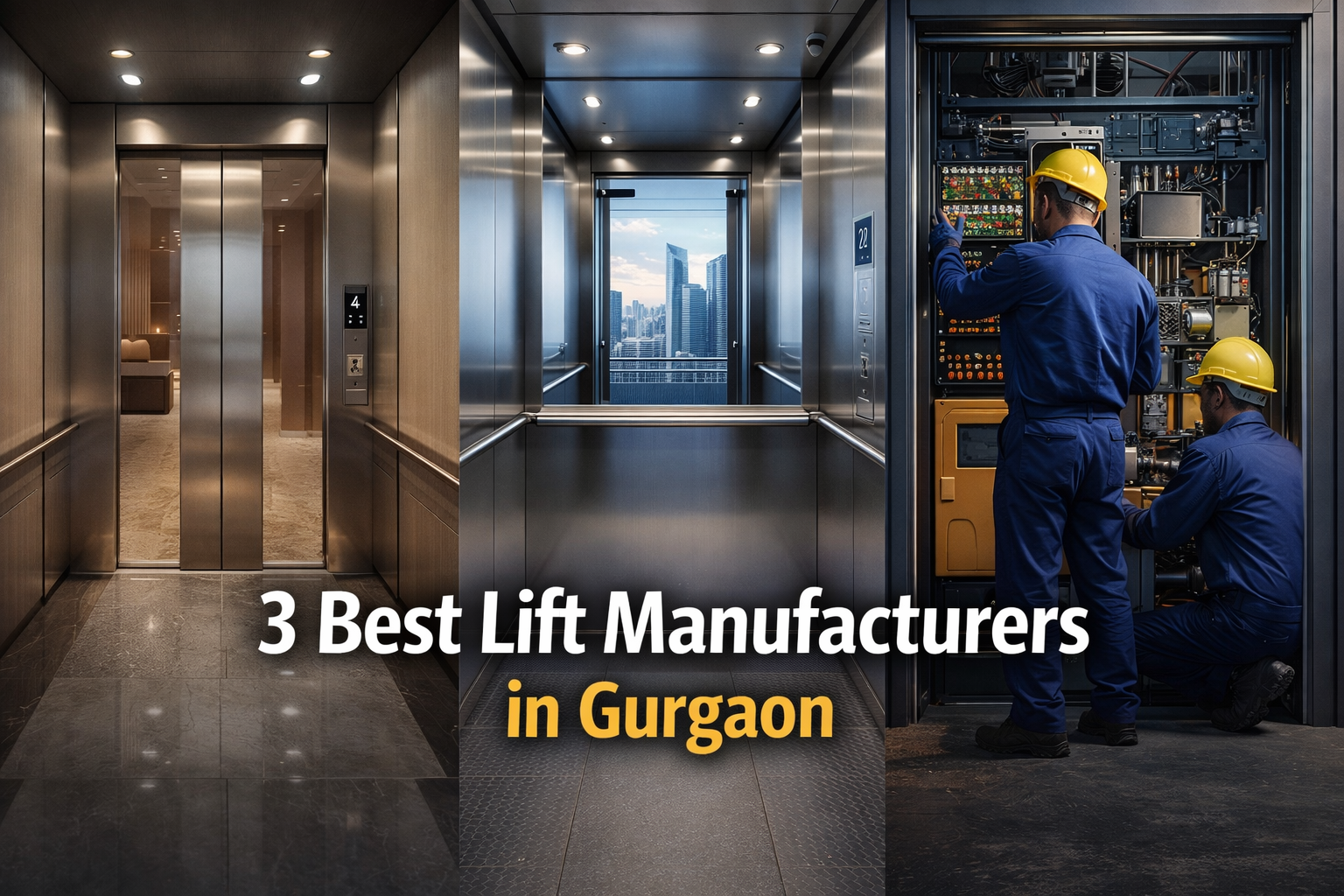 3 Best Lift Manufacturers in Gurgaon