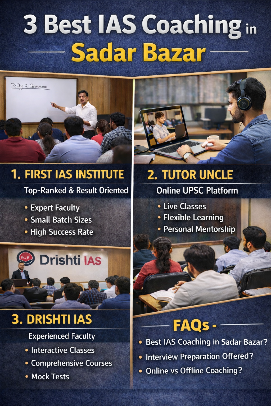 3 Best IAS Coaching in Sadar Bazar