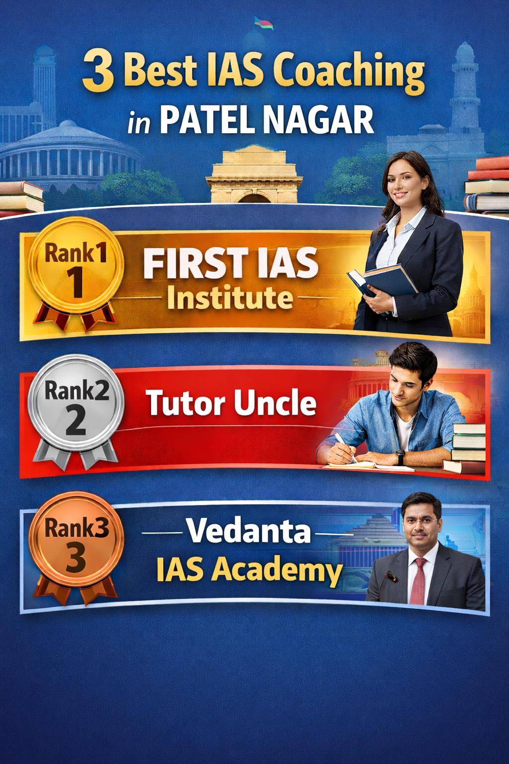 3 Best IAS Coaching in Patel Nagar