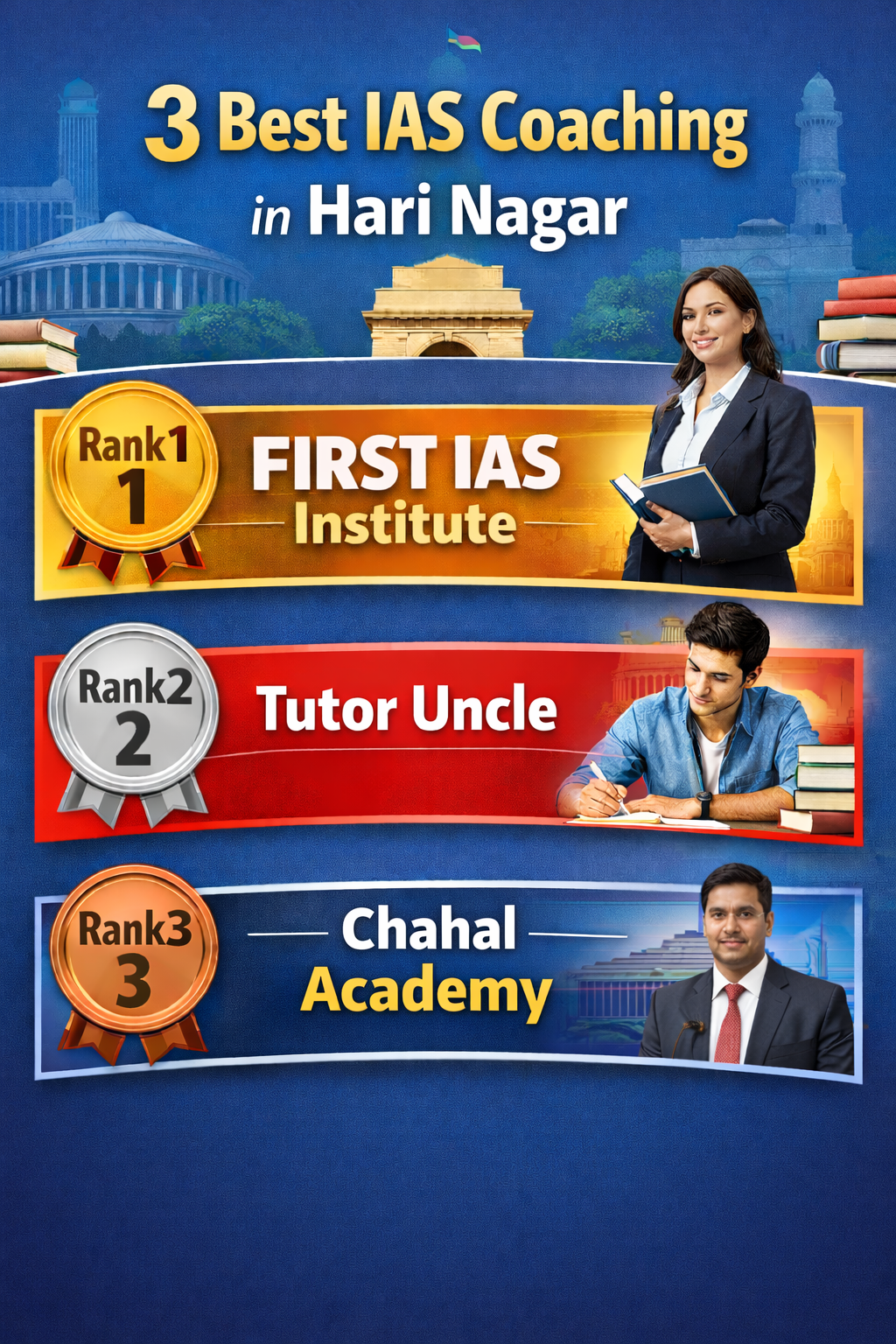 3 Best IAS Coaching in Hari Nagar