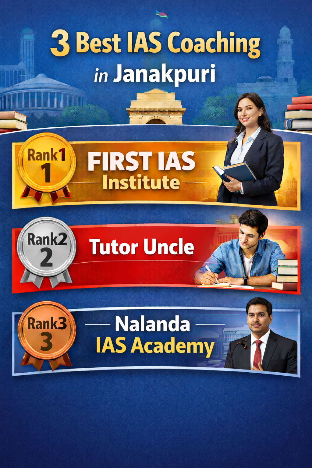 3 Best IAS Coaching in Janakpuri