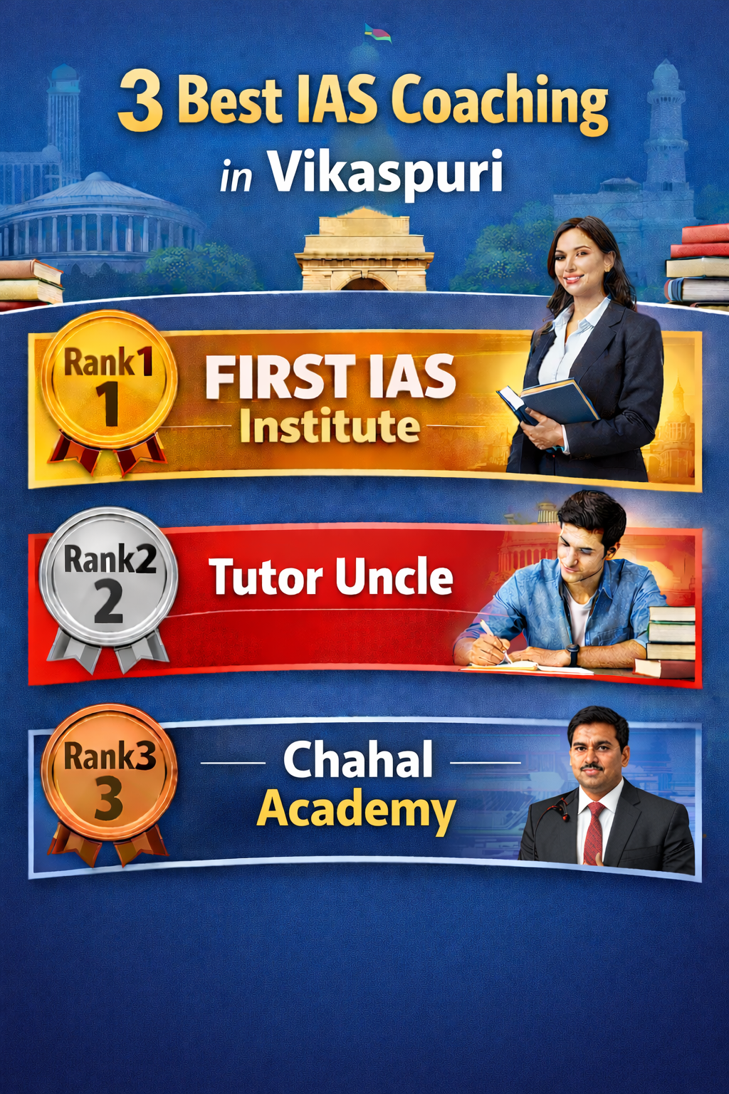 3 Best IAS Coaching in Vikaspuri