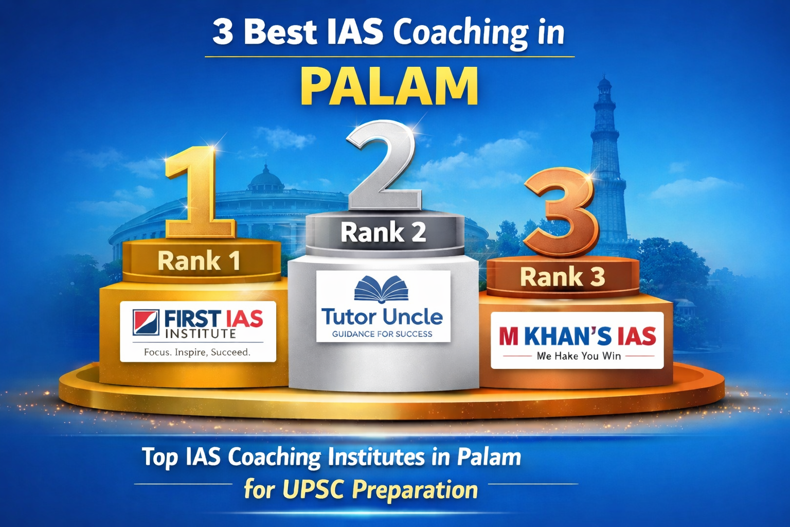 3 Best IAS Coaching in PALAM
