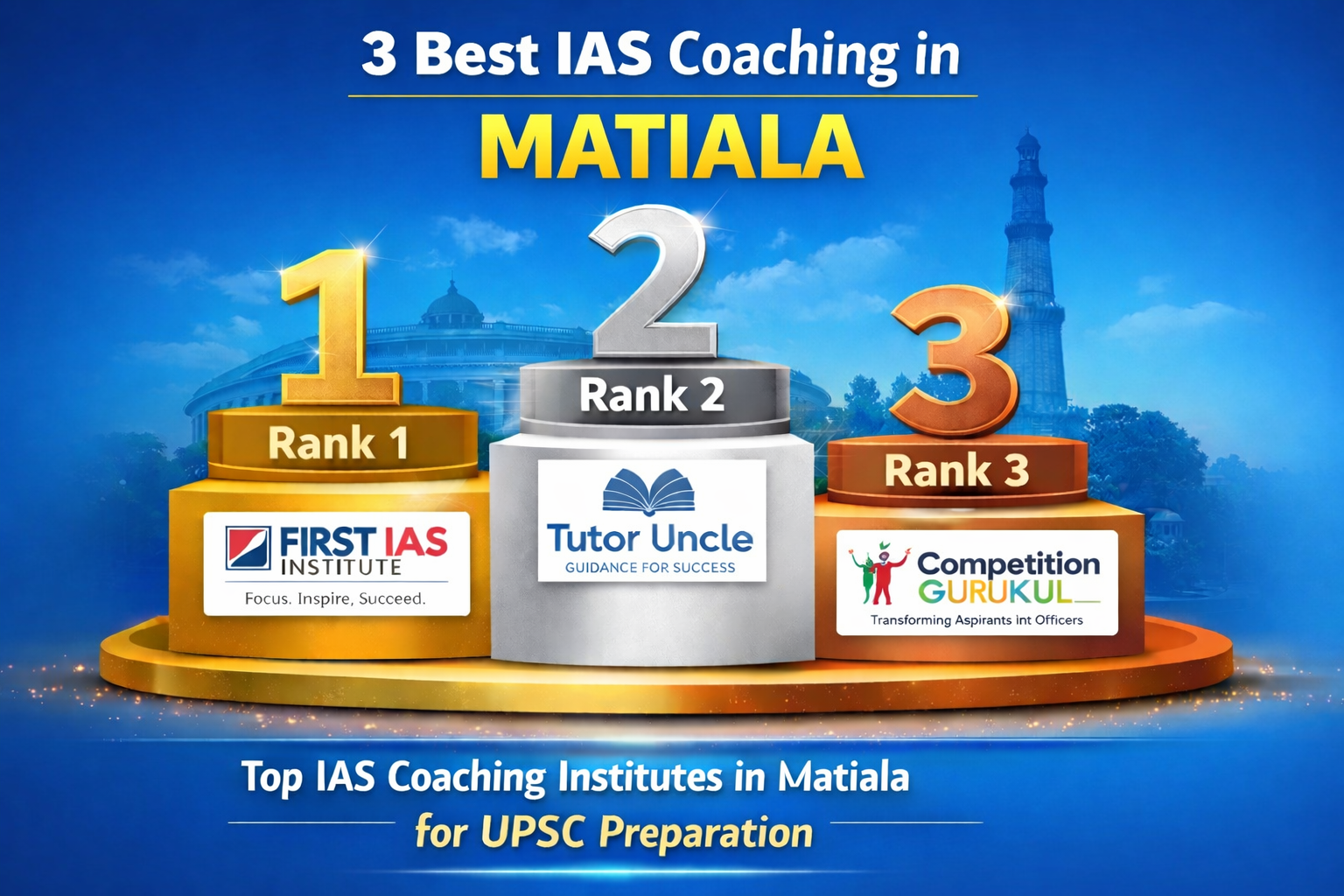 3 Best IAS Coaching in Matiala