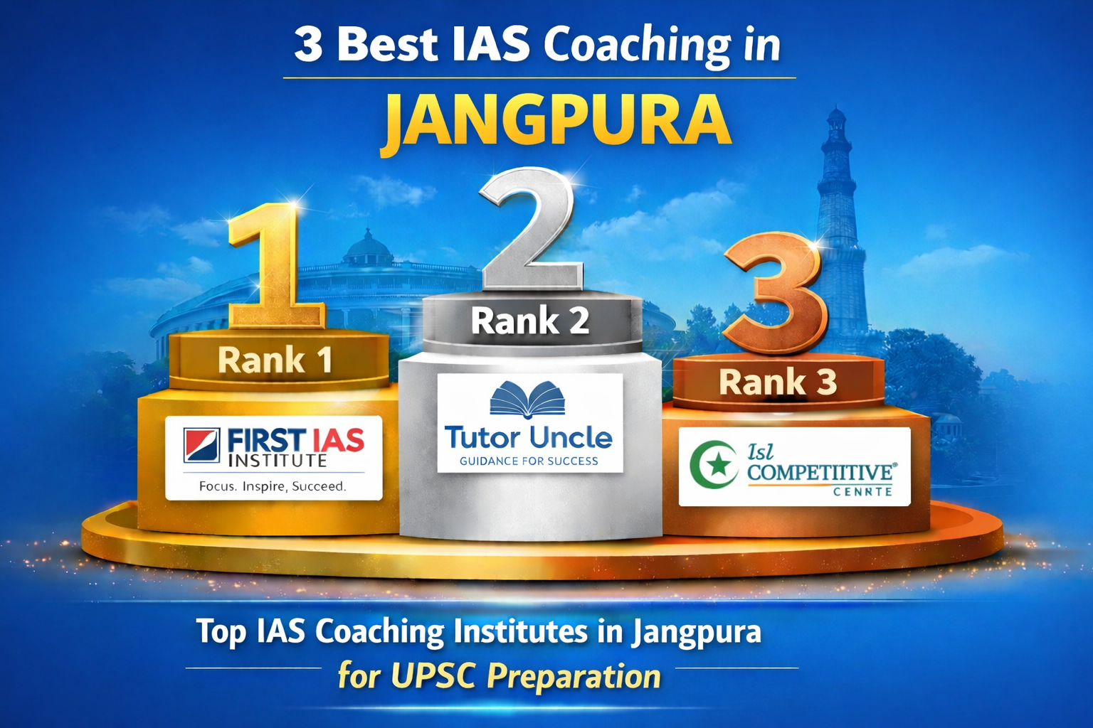 3 Best IAS Coaching in JANGPURA
