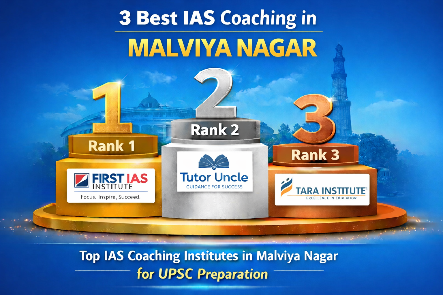 3 Best IAS Coaching in MALVIYA NAGAR