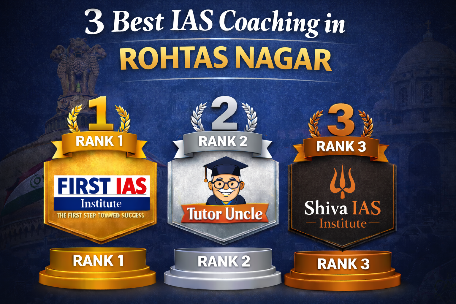 3 Best IAS Coaching in Rohtas Nagar