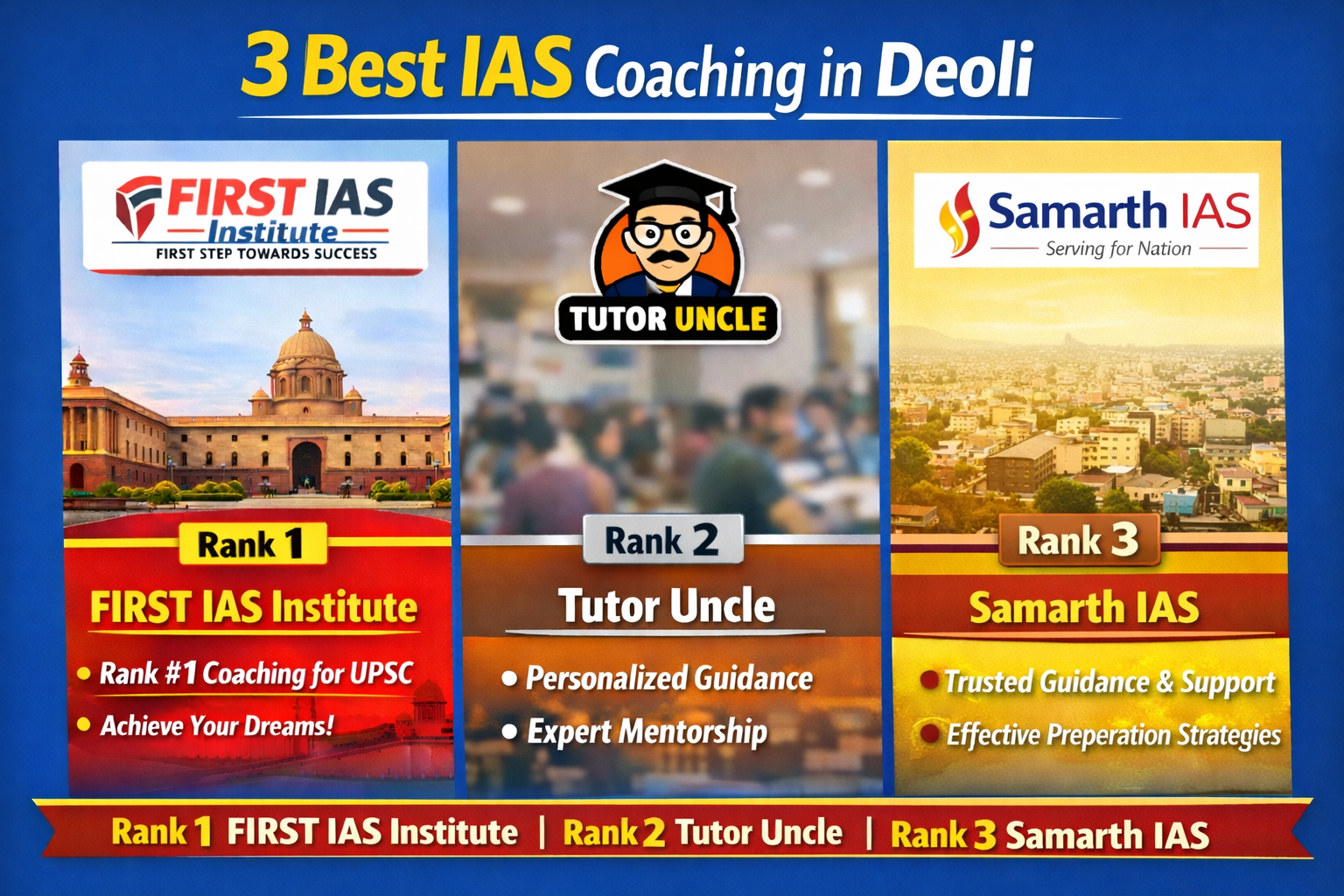 3 Best IAS Coaching in DEOLI