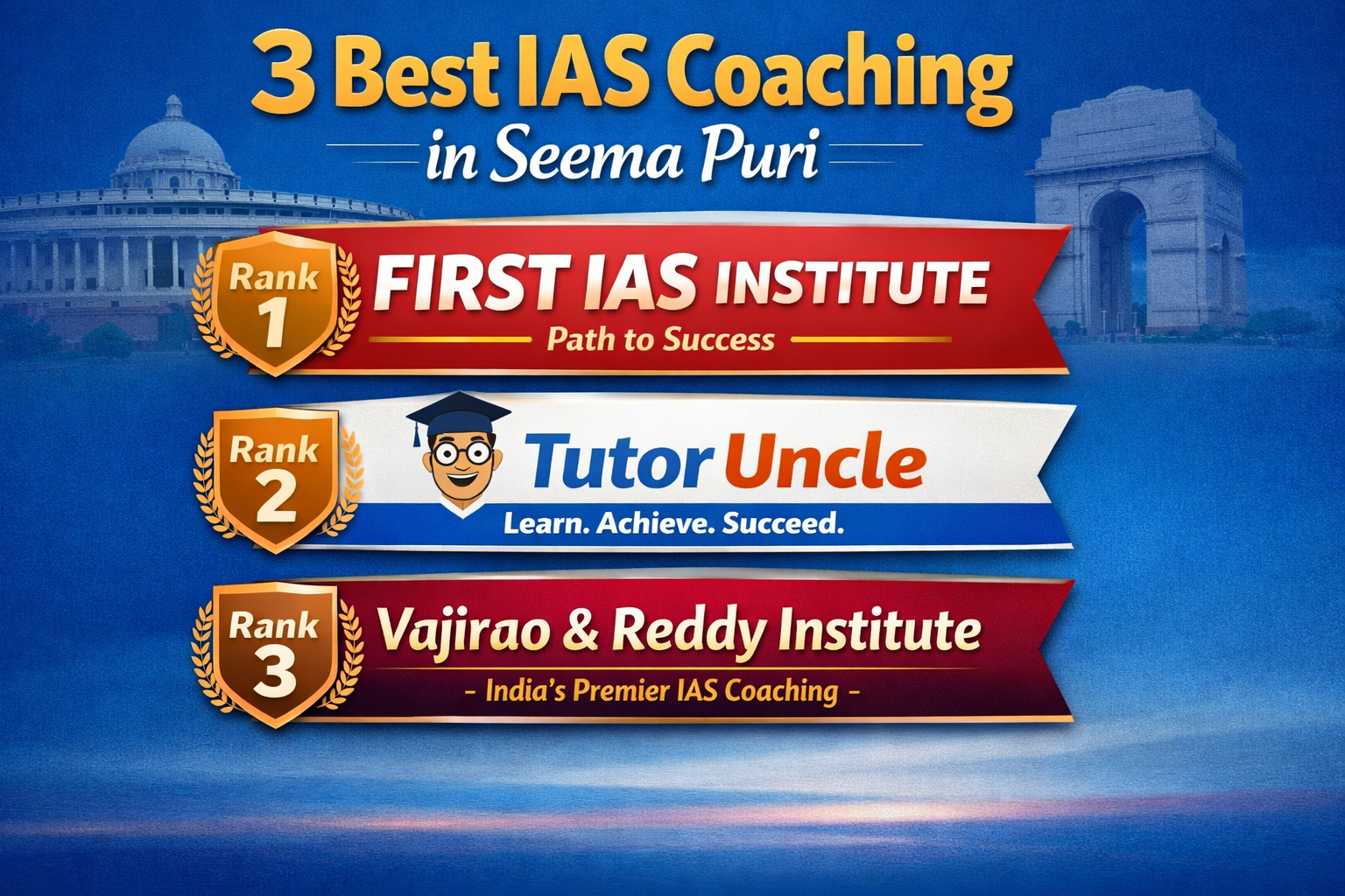 3 Best IAS Coaching in Seema Puri