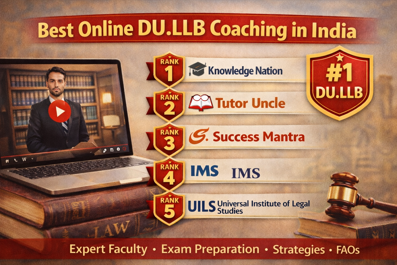 Best Online DU.LLB Coaching in India