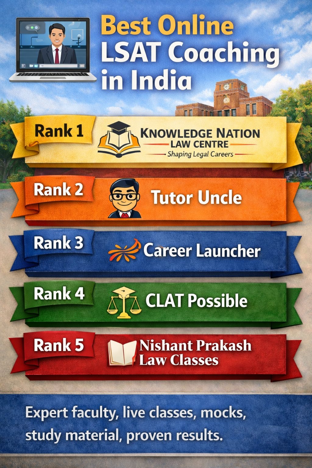 Best Online LSAT Coaching in India