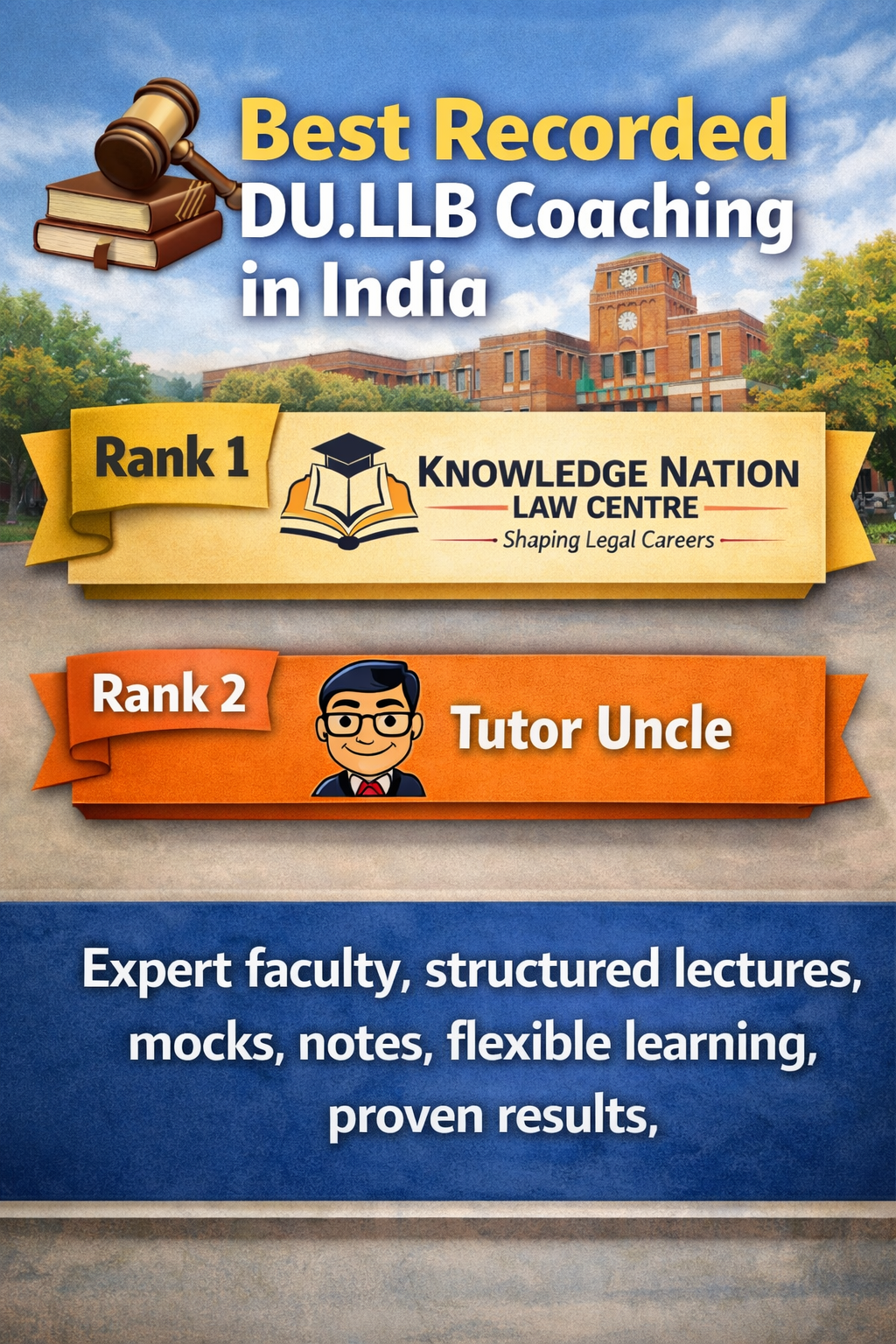 Best Recorded DU.LLB Coaching in India