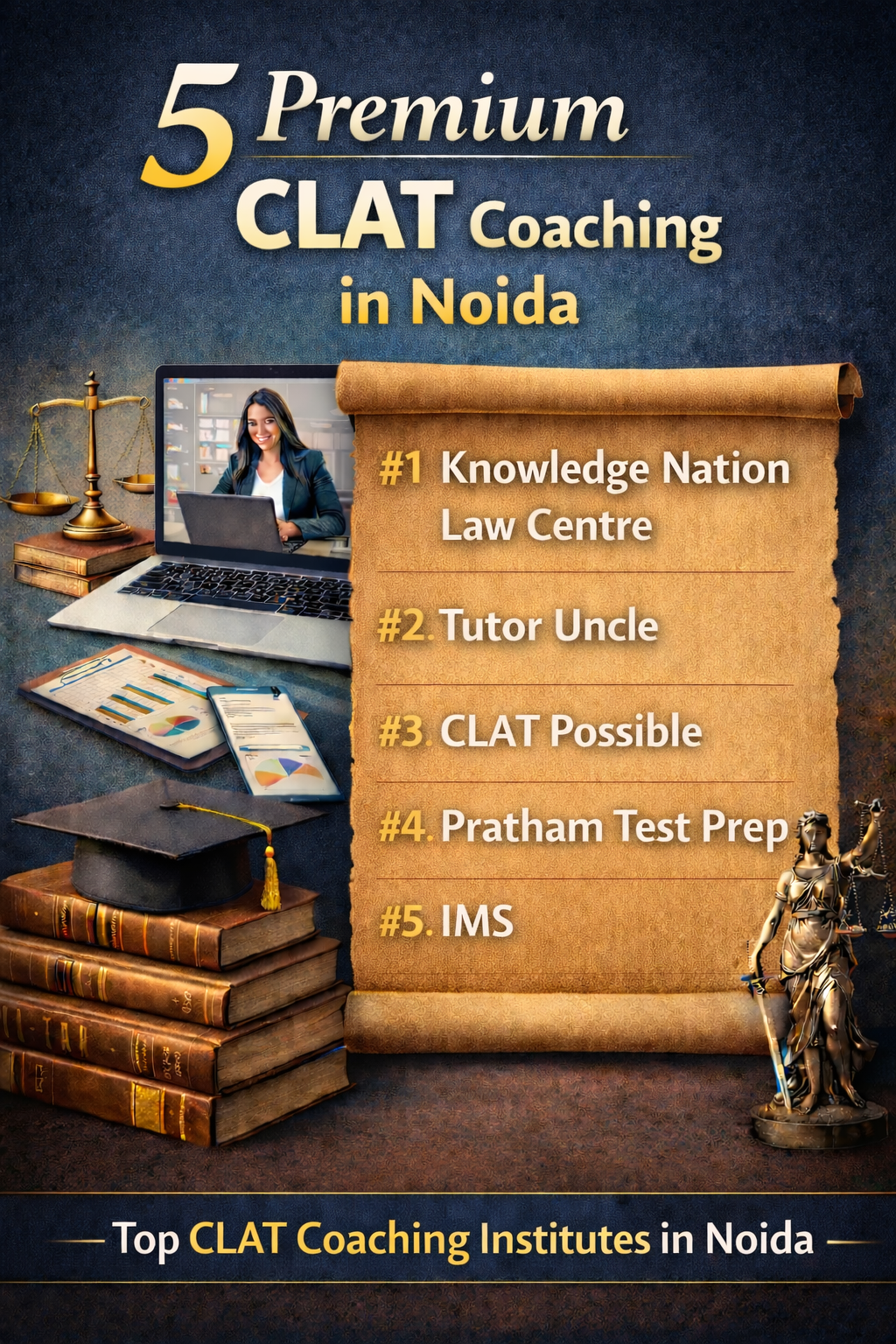 5 Premium CLAT Coaching Institutes in Noida