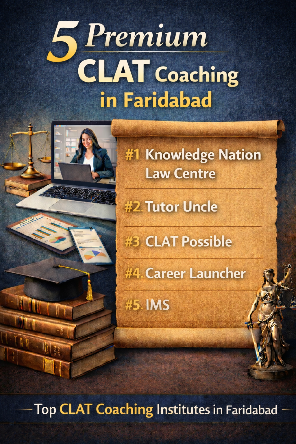 5 Premium CLAT Coaching Institutes in Faridabad