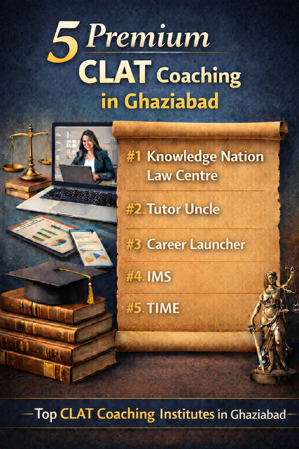 5 Premium CLAT Coaching Institutes in Ghaziabad