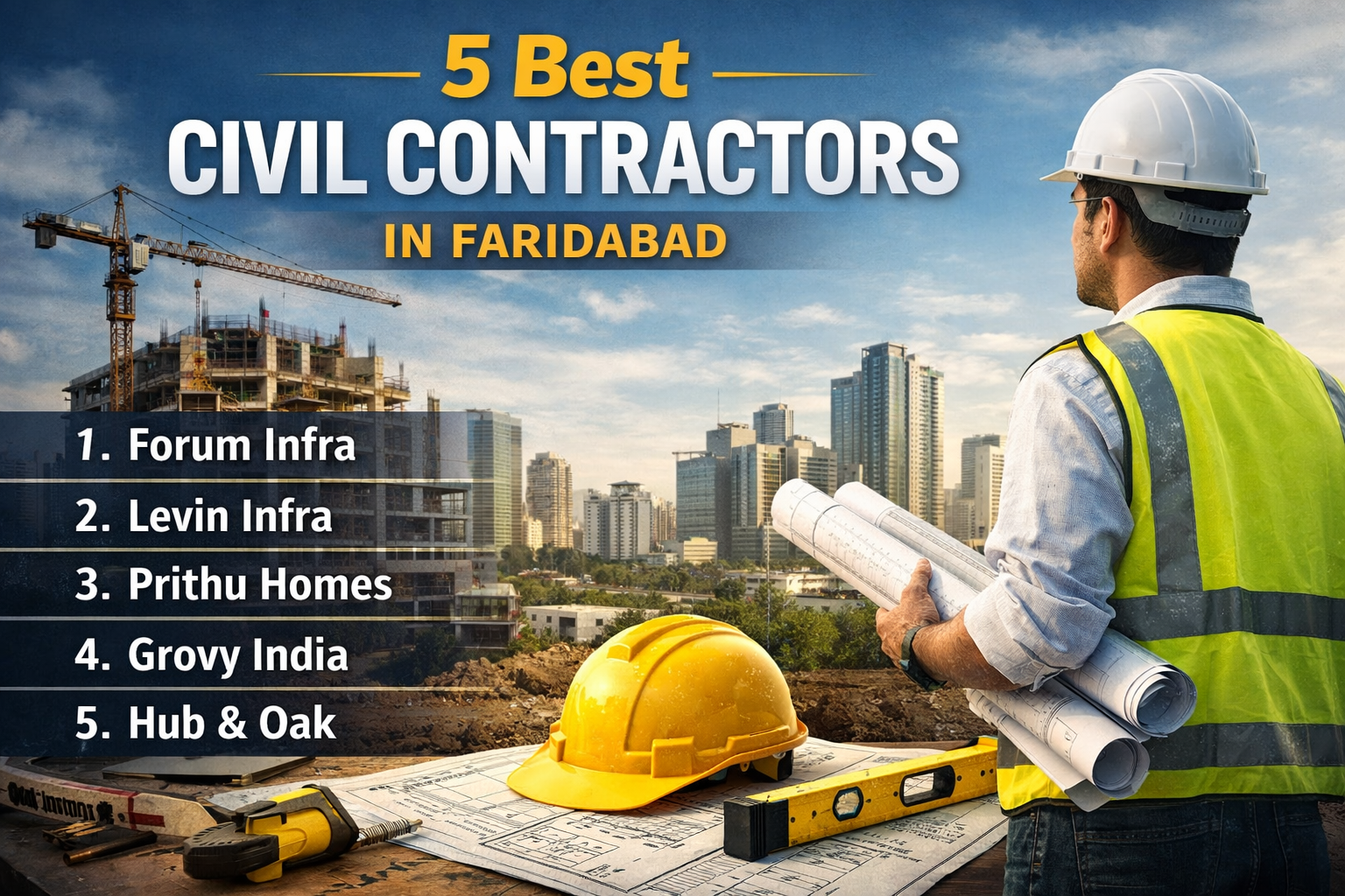 5 Best Civil Contractors in Faridabad