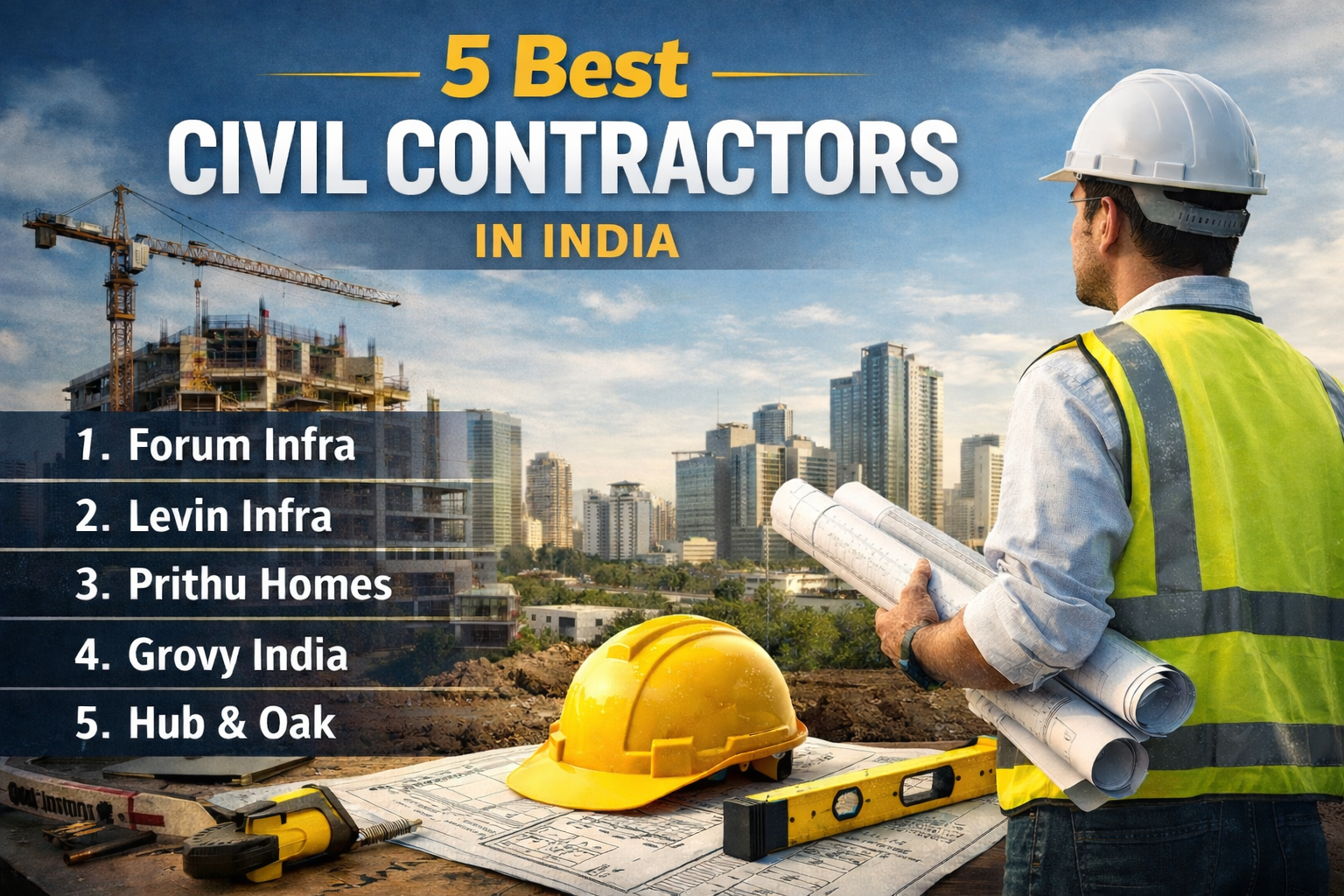 5 Best Civil Contractors in India