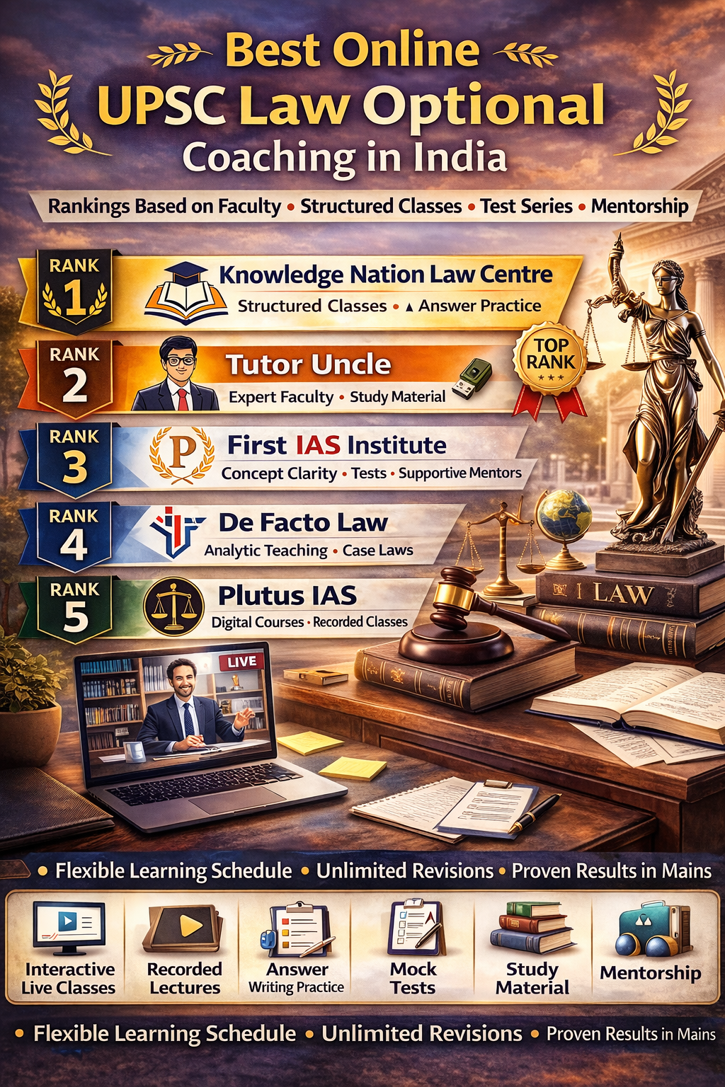 Best Online UPSC Law Optional Coaching in India