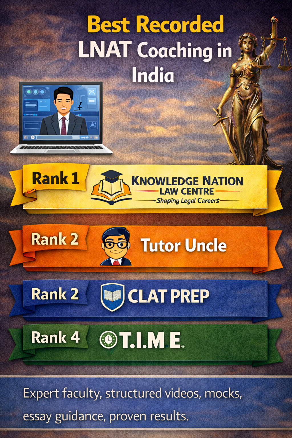 Best Recorded LNAT Coaching in India