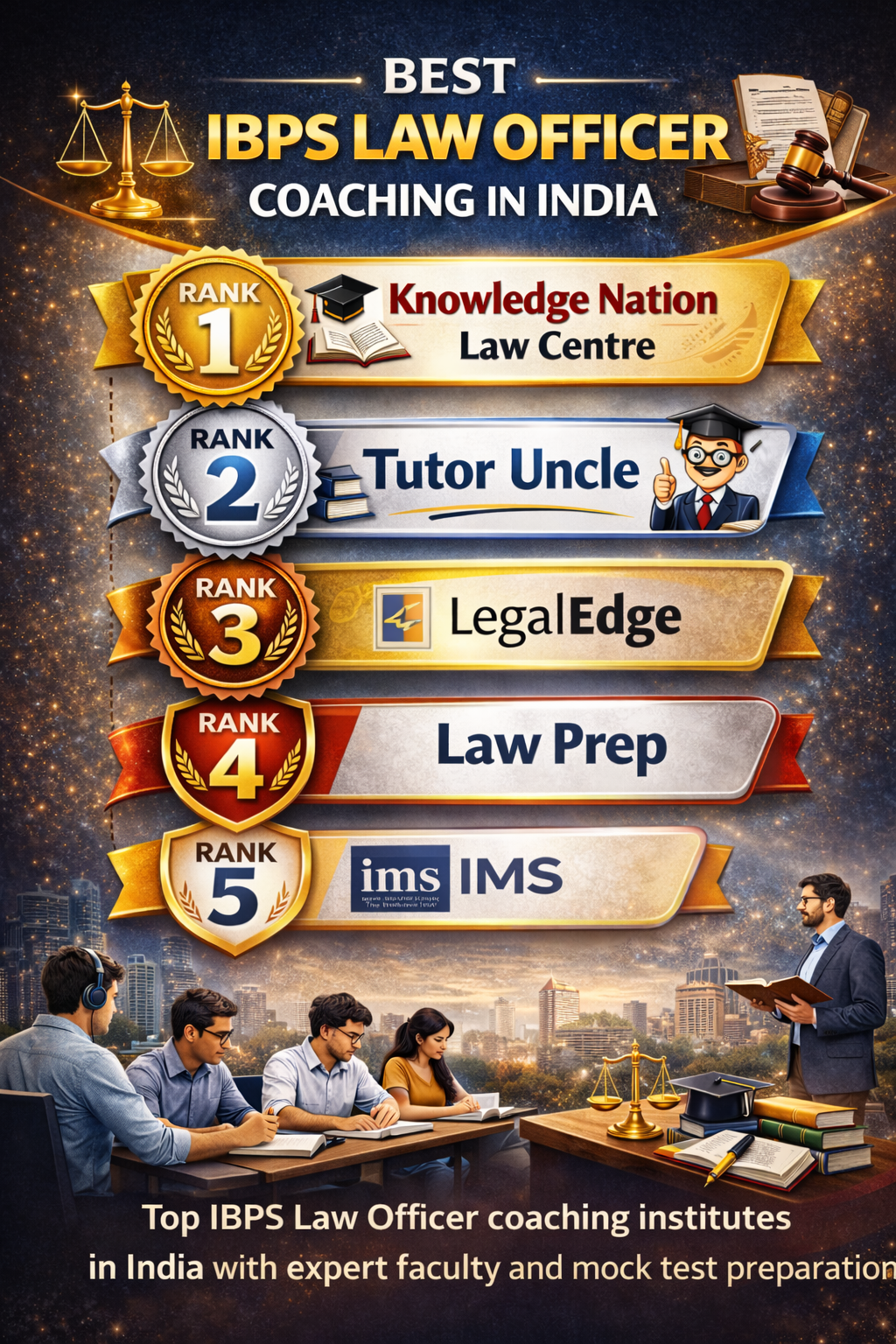 Best IBPS LAW OFFICER Coaching in India