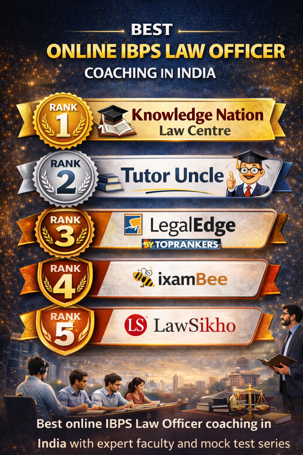 Best Online IBPS Law Officer Coaching in India