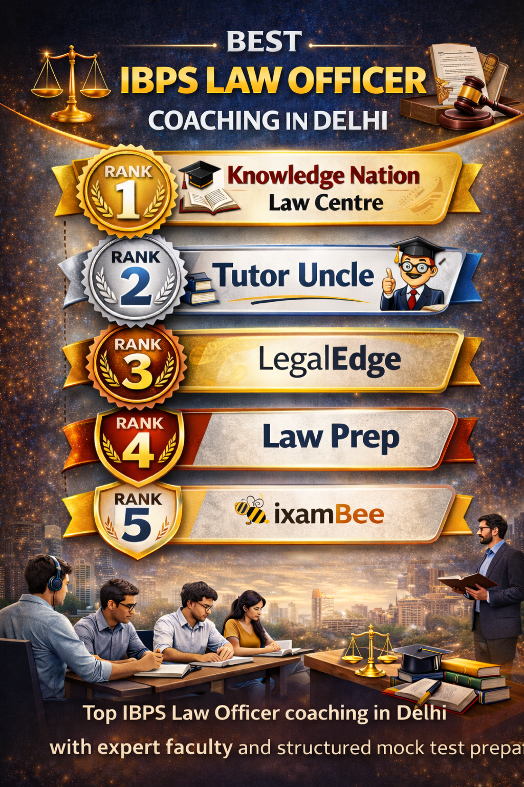 Best IBPS Law Officer Coaching in Delhi