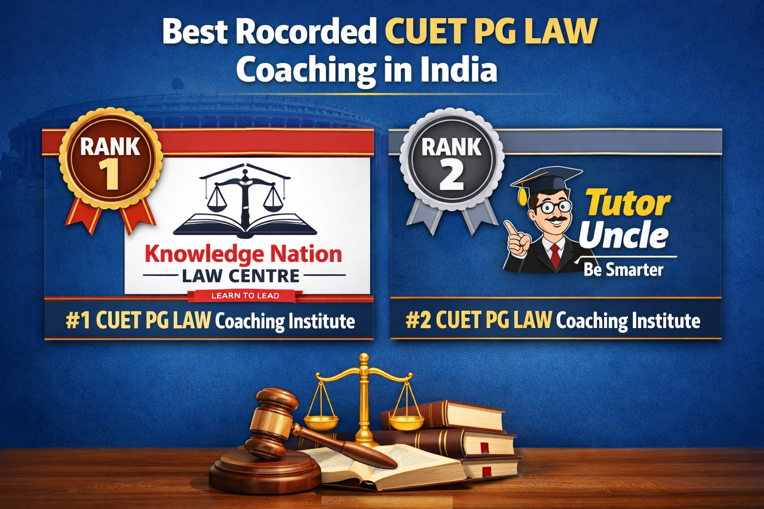 Best Recorded CUET PG LAW Coaching in India