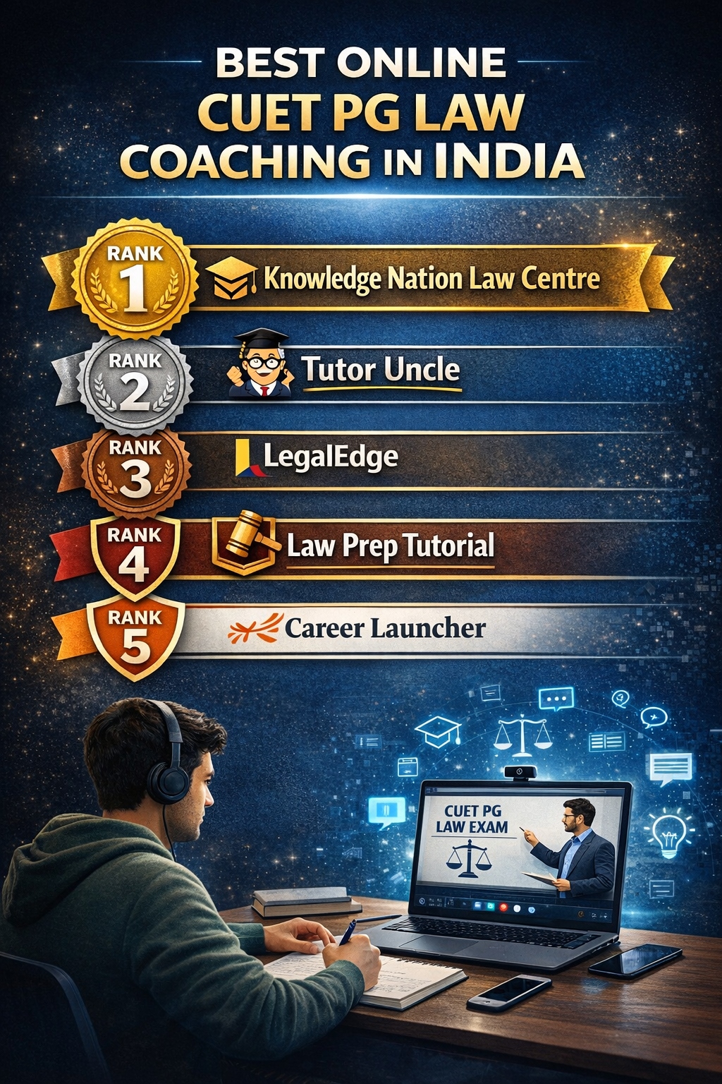 Best Online CUET PG LAW Coaching in India