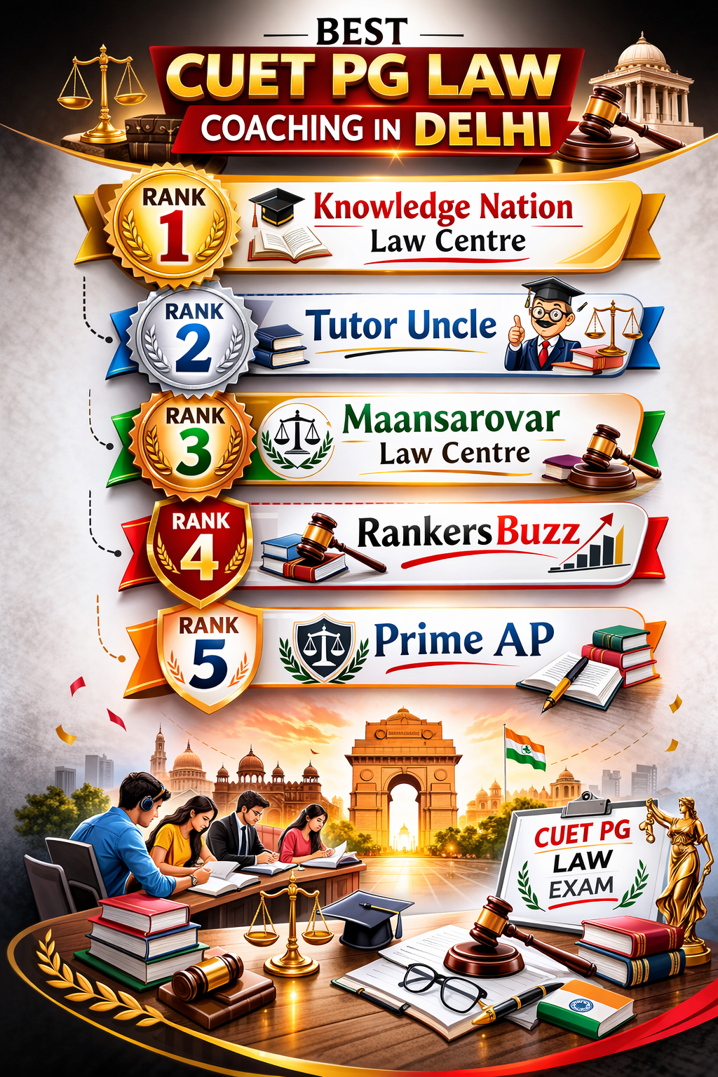 Best CUET PG LAW Coaching in Delhi