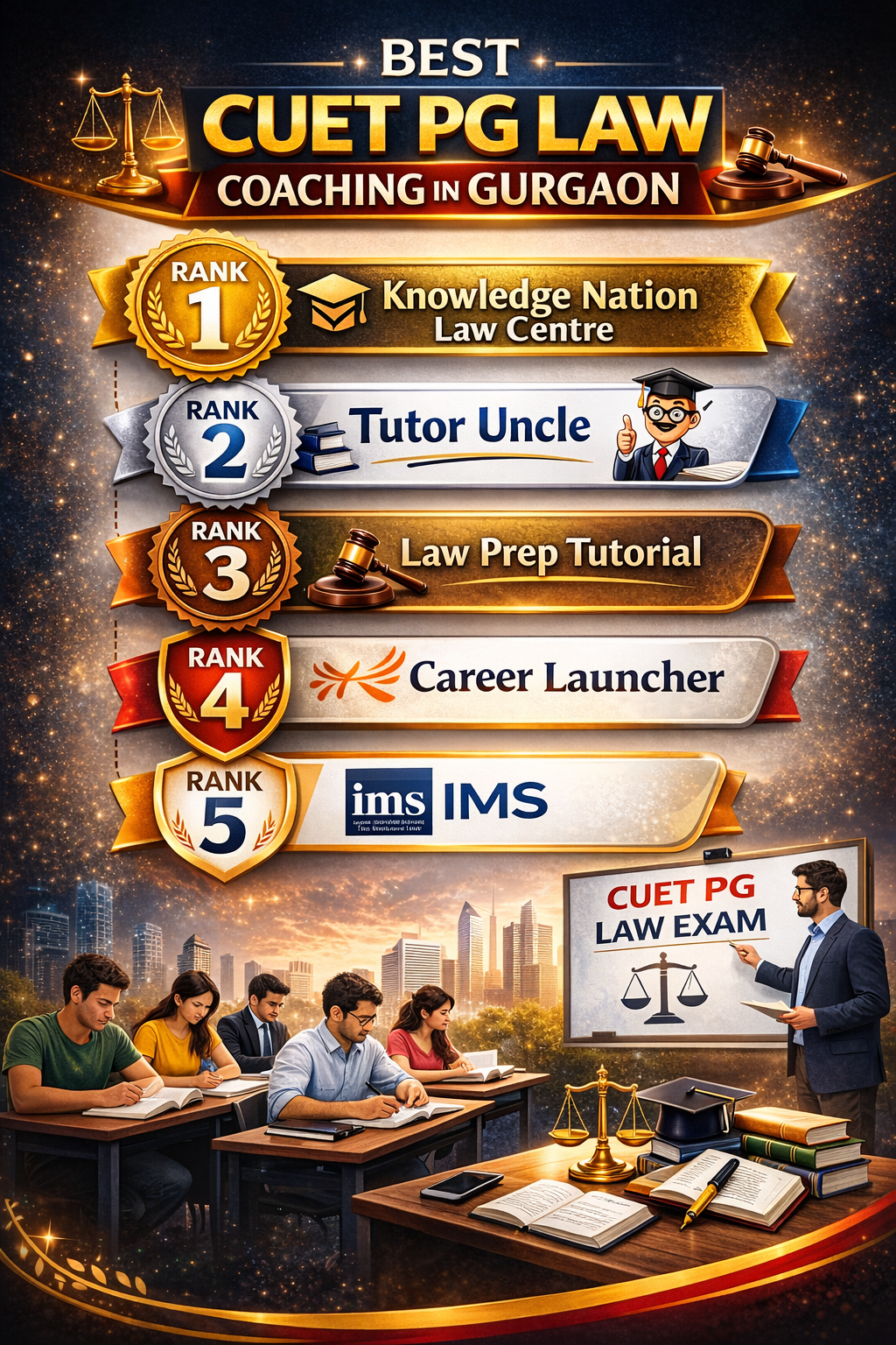 Best CUET PG LAW Coaching in Gurgaon