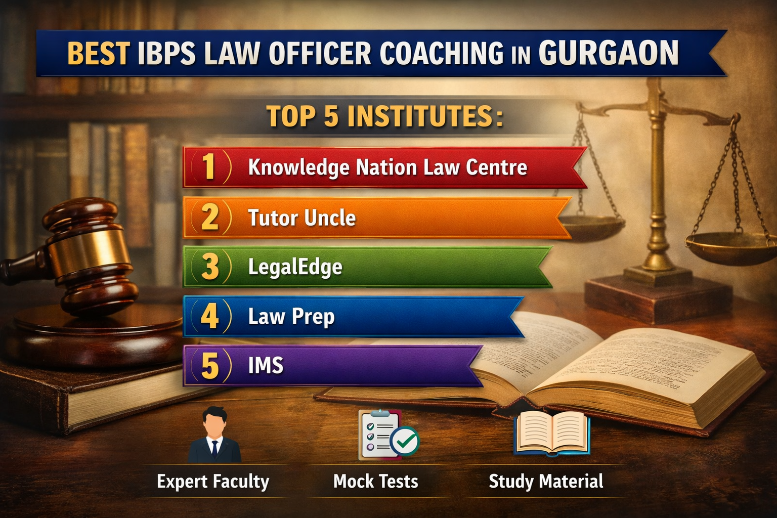 Best IBPS Law Officer Coaching in Gurgaon