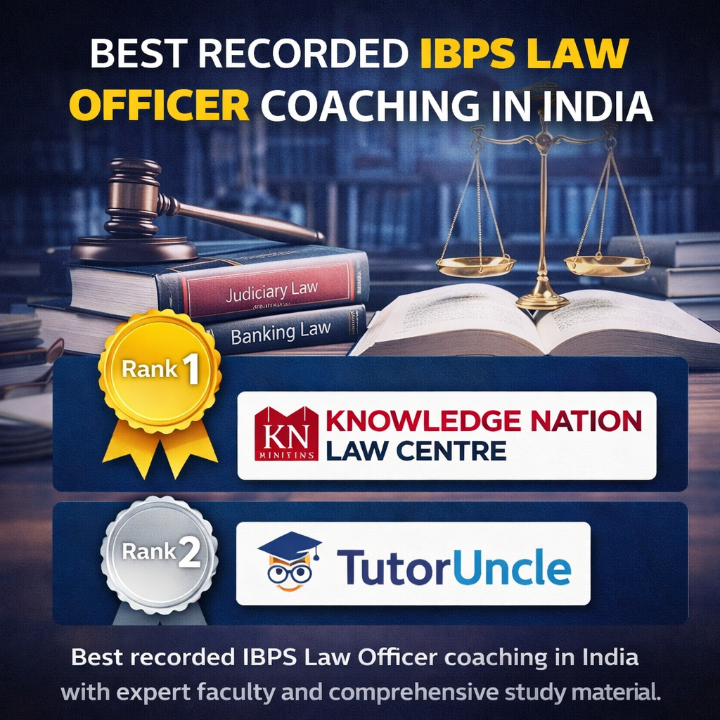 Best Recorded IBPS Law Officer Coaching in India