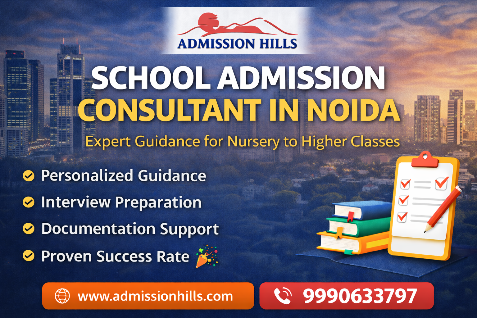 Admission Hills – School Admission Consultant in Noida