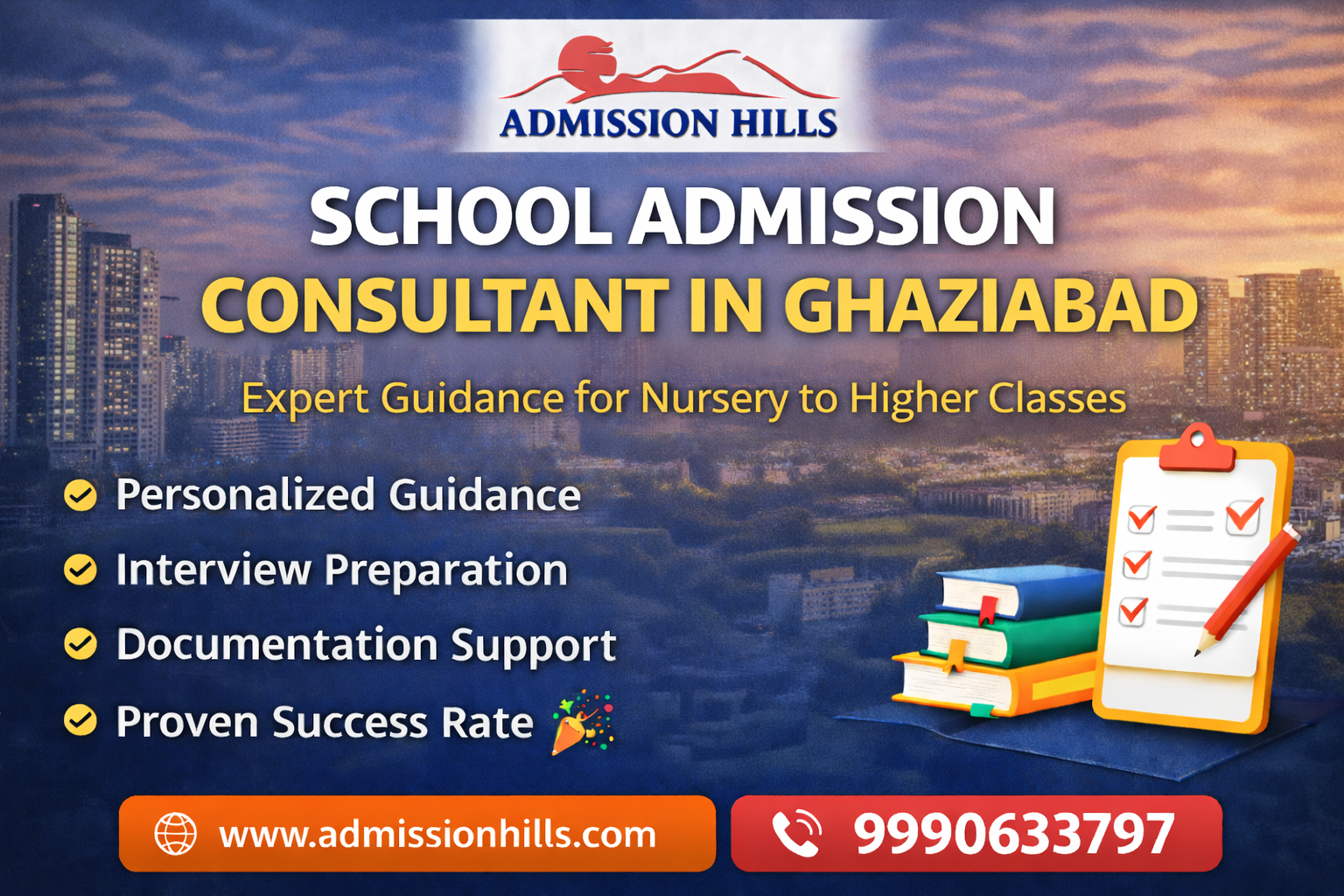 Admission Hills – School Admission Consultant in Ghaziabad