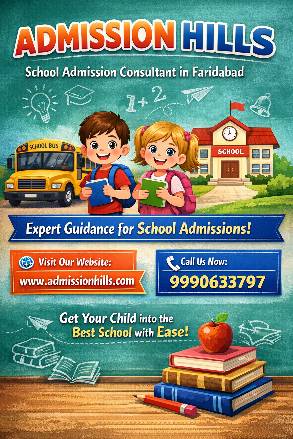 ADMISSION HILLS – School Admission Consultant in Faridabad