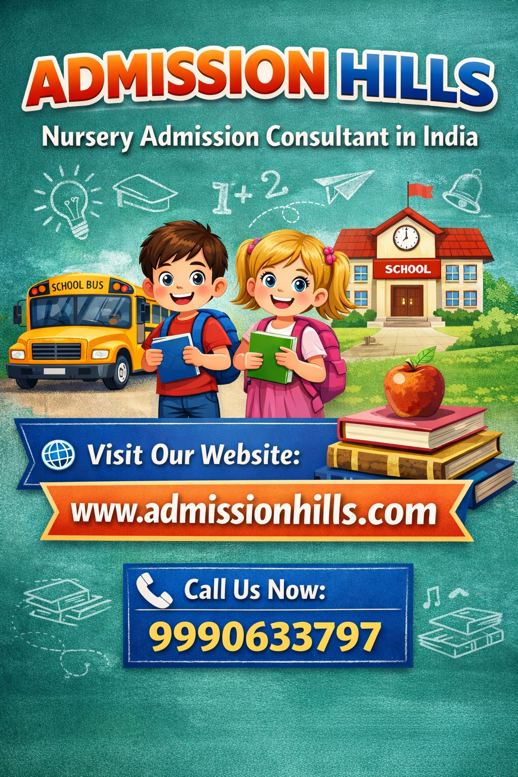 ADMISSION HILLS – Nursery Admission Consultant in India