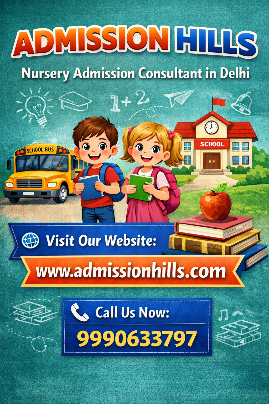 ADMISSION HILLS – Nursery Admission Consultant in Delhi