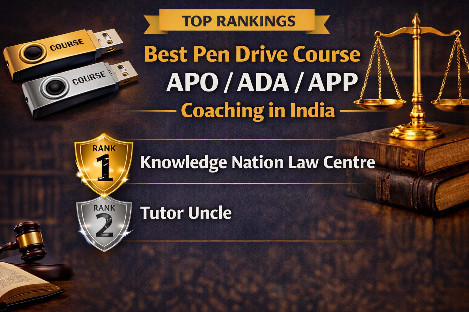 Best Pen Drive Course APO / ADA / APP Coaching in India