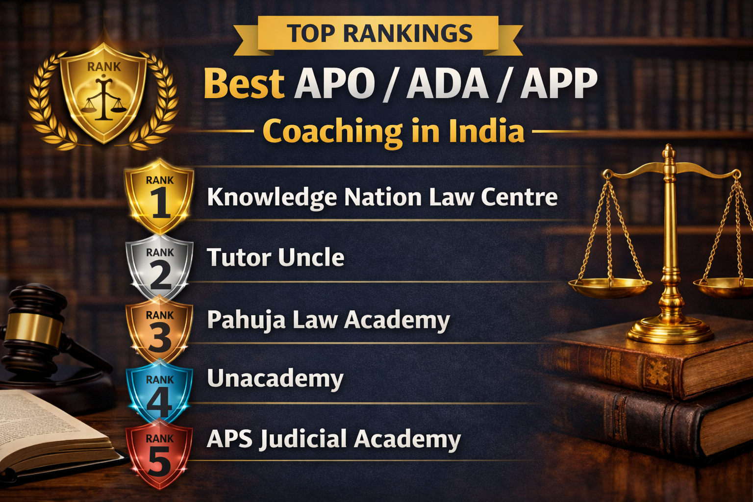 Best APO / ADA / APP Coaching in India