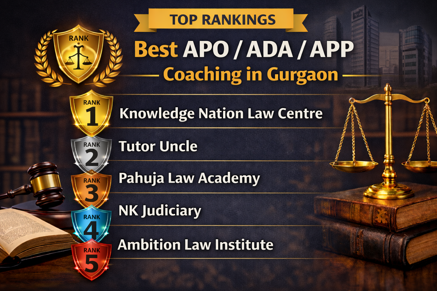 Best APO / ADA / APP Coaching in Gurgaon