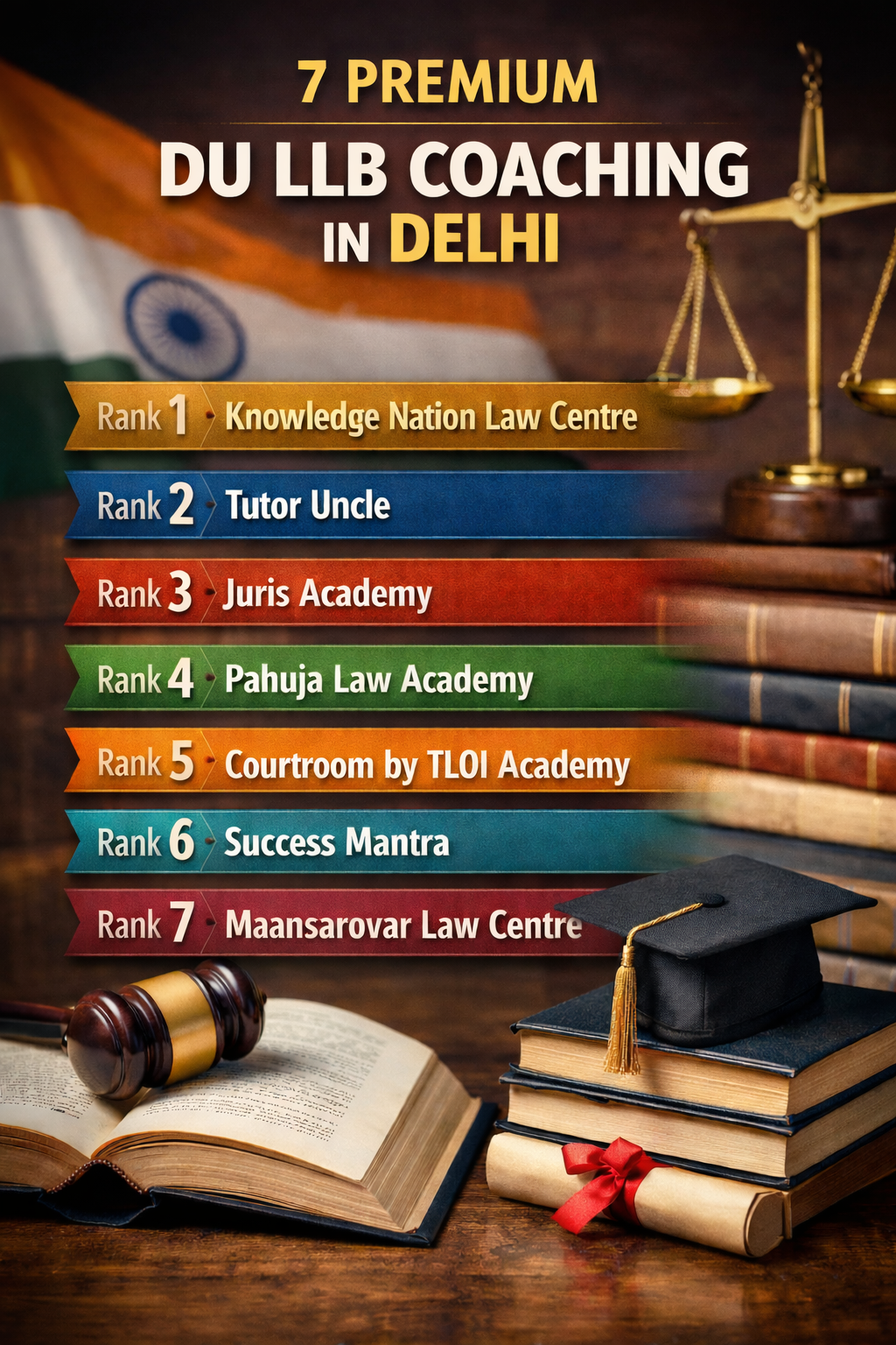 7 Premium DU LLB Coaching In Delhi