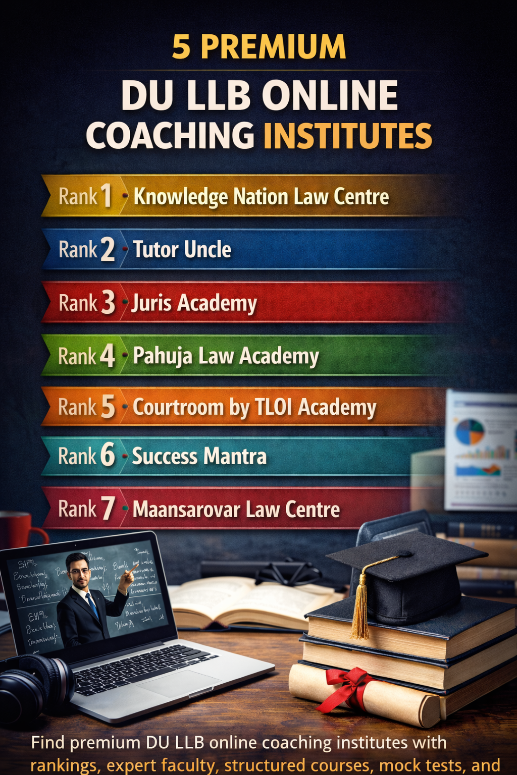 5 Premium DU LLB Online Coaching Institutes in India