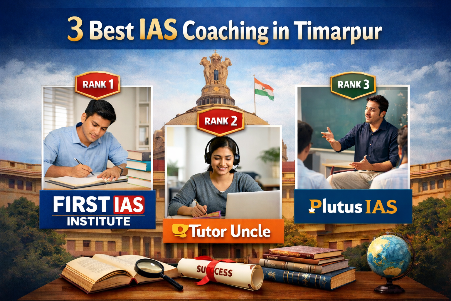 3 Best IAS Coaching in Timarpur