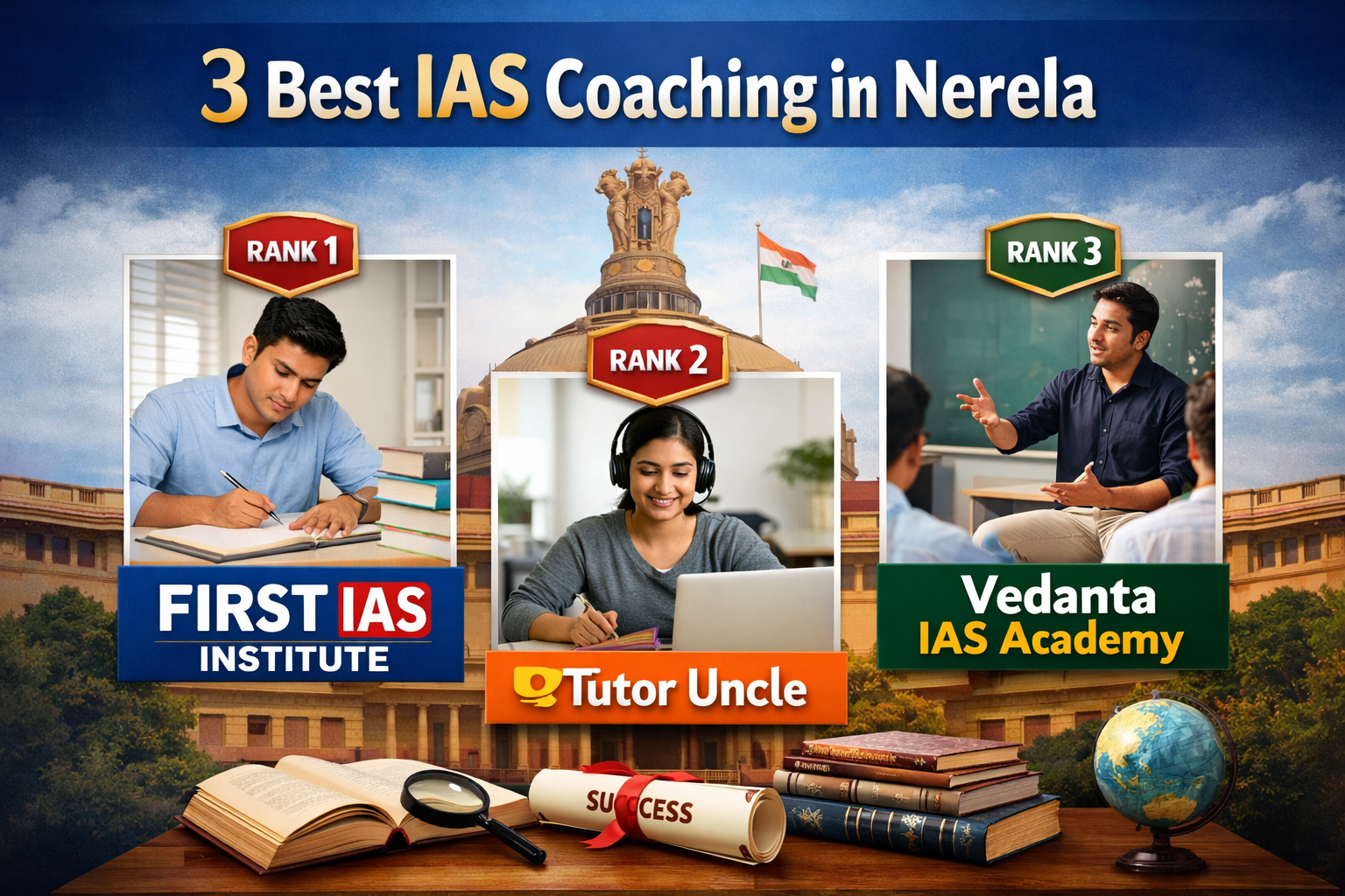 3 Best IAS Coaching in Nerela