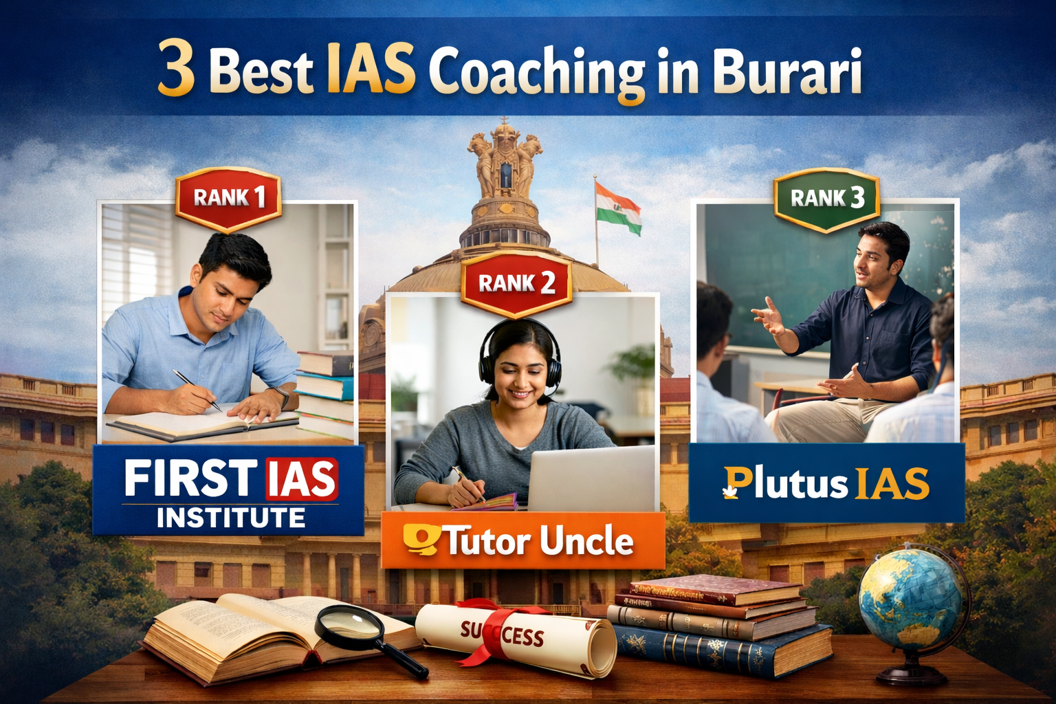 3 Best IAS Coaching in Burari